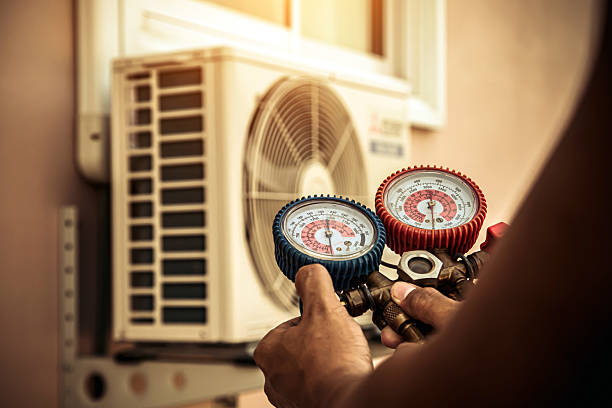 Professional Ductwork Repair technician working in Warba, MN